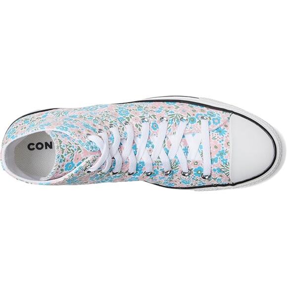 NWT Converse Uni Chuck Taylor All Star HighTop Sneaker,White/Gnarly Blue-M3/W5 - Picture 7 of 7